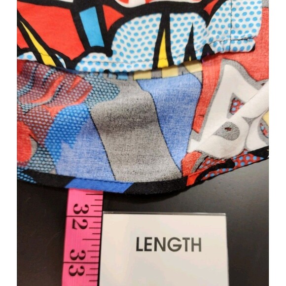 Reason Mens Large Shirt Button Up Pop Art Retro Comic Graphic Wild Colorful Geek - Picture 13 of 14